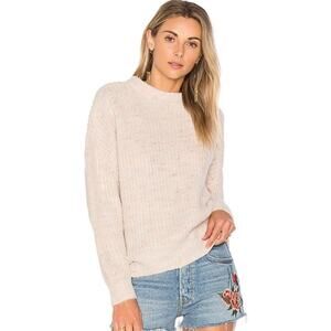 Tularosa x Revolve Willoughby Pullover Speckled Sweater in Ivory Size Small